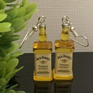 Whiskey Earring, Liquor Earring, Gift Idea, Alcohol Earring, Silly Earring